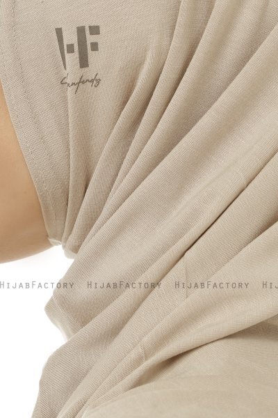Hanfendy Plain Logo - Hijab One-Piece Taupe Claro