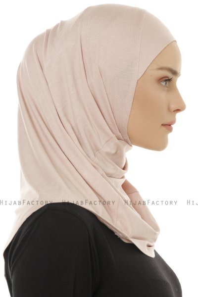 Hanfendy Plain Logo - Hijab One-Piece Rosa De Antaño