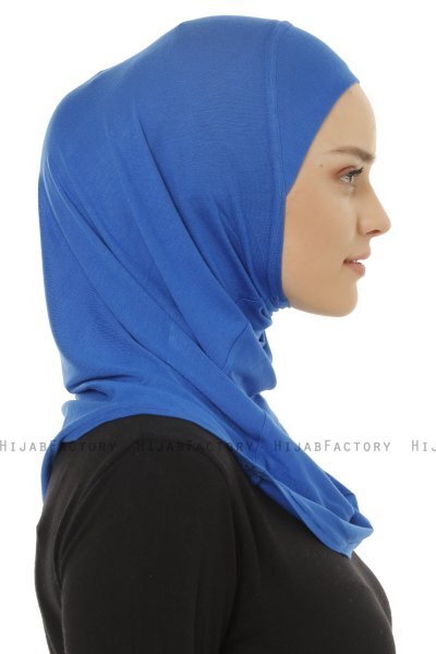 Hanfendy Plain Logo - Hijab One-Piece Azul