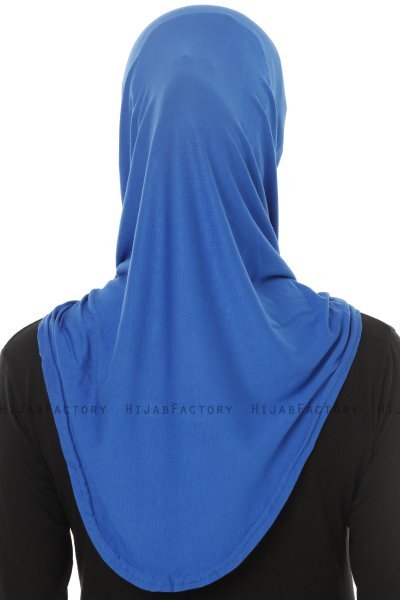 Hanfendy Plain Logo - Hijab One-Piece Azul