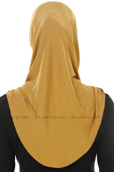 Hanfendy Plain Logo - Hijab One-Piece Mostaza