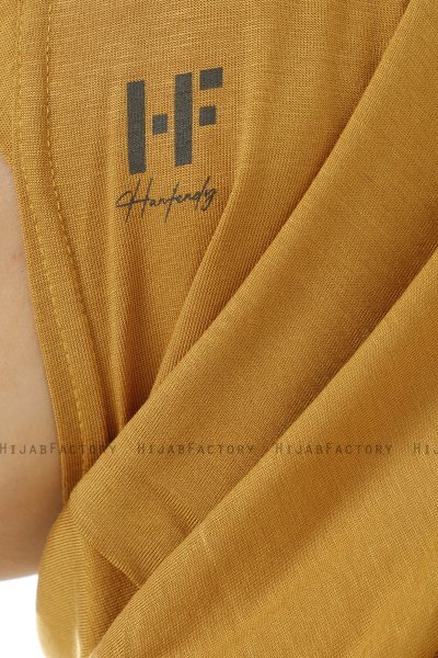 Hanfendy Plain Logo - Hijab One-Piece Mostaza