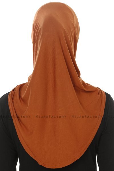 Hanfendy Plain Logo - Hijab One-Piece Ladrillo