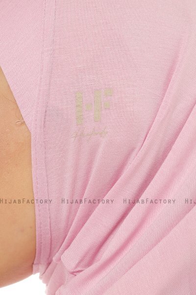 Hanfendy Plain Logo - Hijab One-Piece Rosado