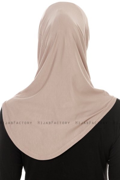 Hanfendy Plain Logo - Hijab One-Piece Piedra Gris