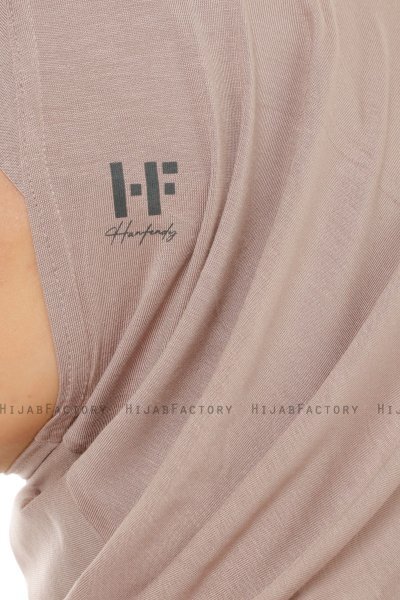 Hanfendy Plain Logo - Hijab One-Piece Piedra Gris