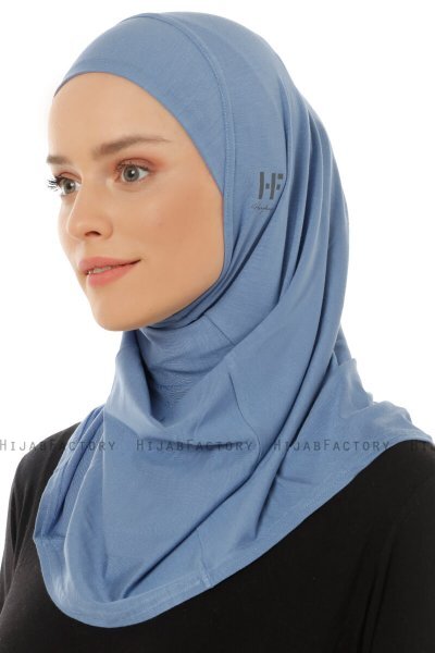 Hanfendy Plain Logo - Hijab One-Piece Índigo