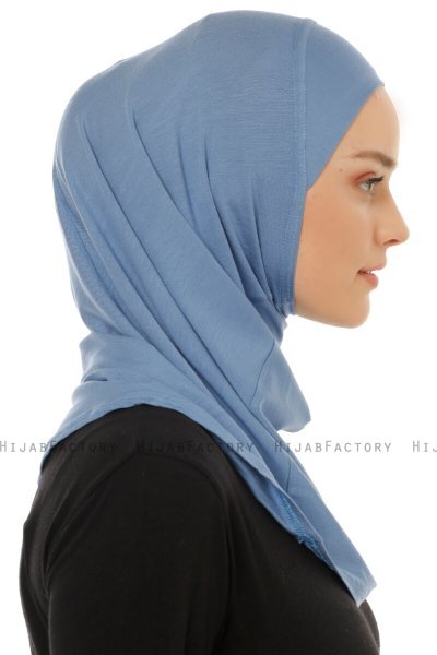 Hanfendy Plain Logo - Hijab One-Piece Índigo