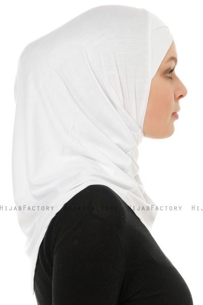 Hanfendy Cross Logo - Hijab One-Piece Blanco