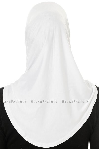 Hanfendy Cross Logo - Hijab One-Piece Blanco