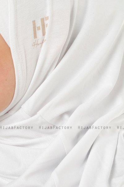 Hanfendy Cross Logo - Hijab One-Piece Blanco