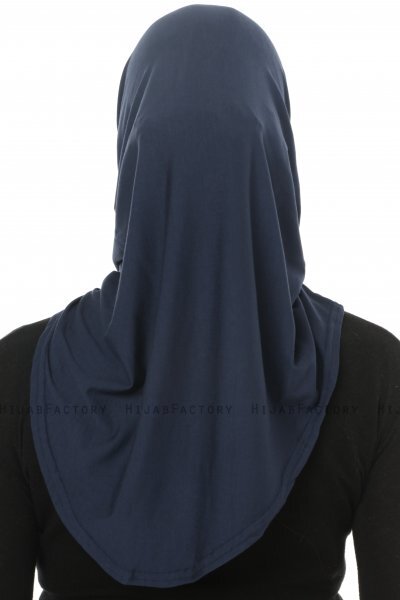 Hanfendy Cross Logo - Hijab One-Piece Azul Marino