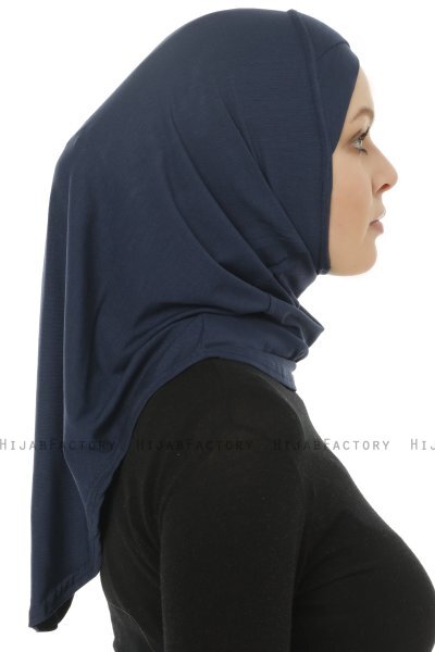 Hanfendy Cross Logo - Hijab One-Piece Azul Marino