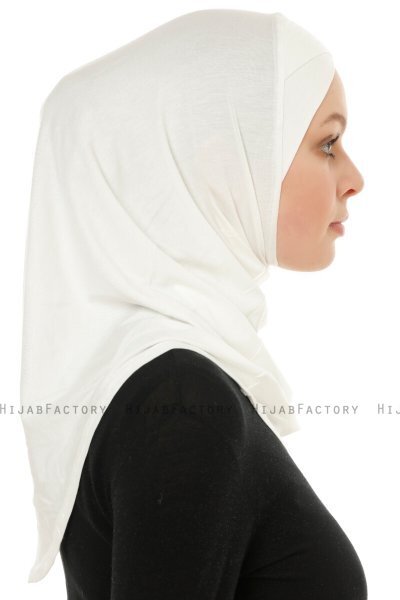 Hanfendy Cross Logo - Hijab One-Piece Crema