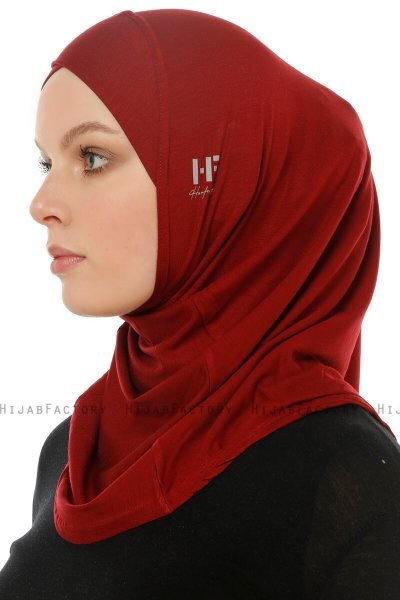 Hanfendy Cross Logo - Hijab One-Piece Burdeos