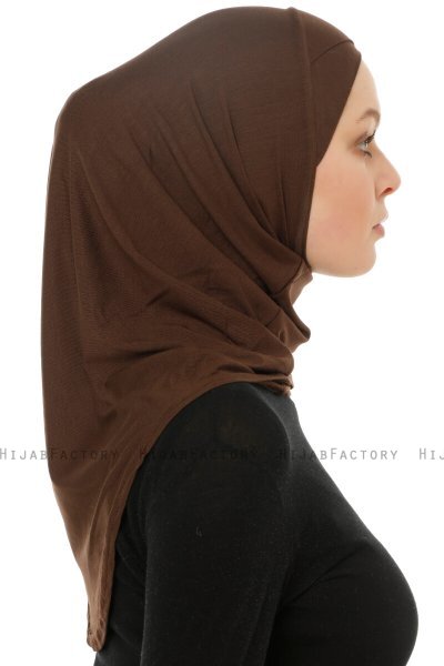 Hanfendy Cross Logo - Hijab One-Piece Marrón