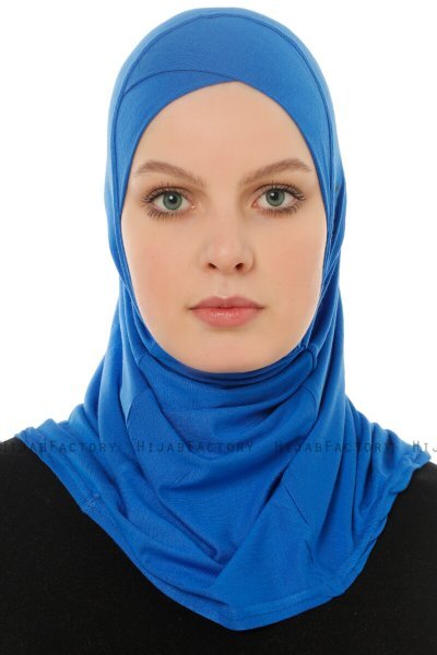 Hanfendy Cross Logo - Hijab One-Piece Azul