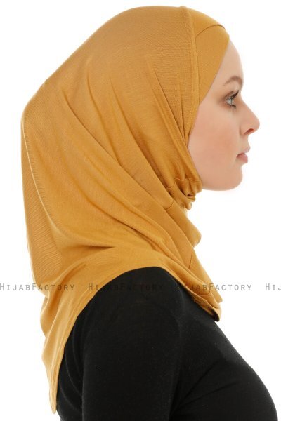 Hanfendy Cross Logo - Hijab One-Piece Mostaza