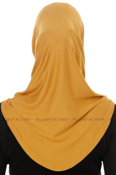 Hanfendy Cross Logo - Hijab One-Piece Mostaza