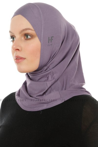 Hanfendy Cross Logo - Hijab One-Piece Morado Oscuro