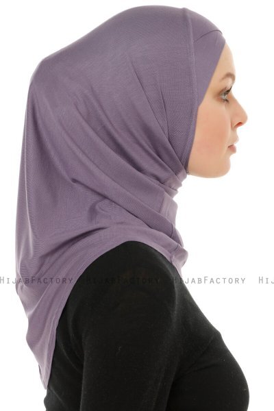 Hanfendy Cross Logo - Hijab One-Piece Morado Oscuro