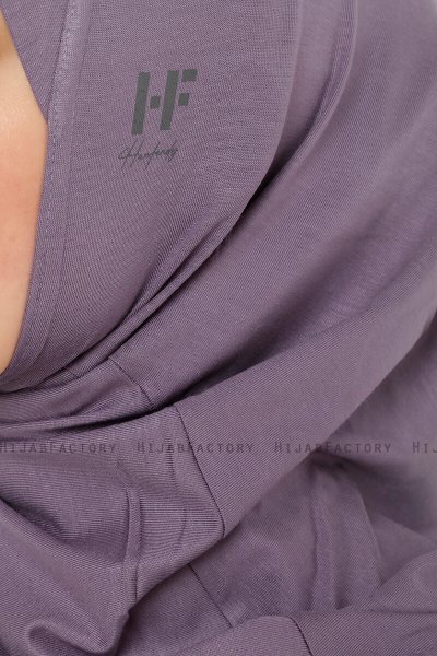 Hanfendy Cross Logo - Hijab One-Piece Morado Oscuro