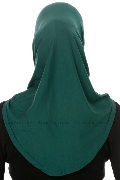 Hanfendy Cross Logo - Hijab One-Piece Verde Oscuro