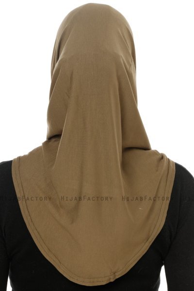 Hanfendy Cross Logo - Hijab One-Piece Caqui