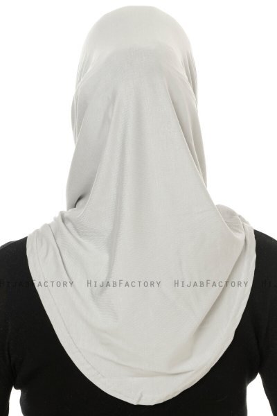 Hanfendy Cross Logo - Hijab One-Piece Gris Claro