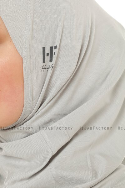 Hanfendy Cross Logo - Hijab One-Piece Gris Claro