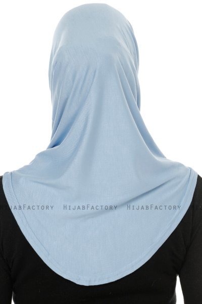 Hanfendy Cross Logo - Hijab One-Piece Azul Claro