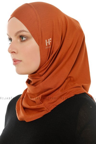 Hanfendy Cross Logo - Hijab One-Piece Ladrillo