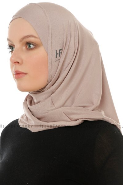 Hanfendy Cross Logo - Hijab One-Piece Piedra Gris