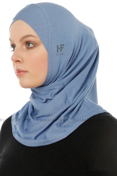 Hanfendy Cross Logo - Hijab One-Piece Índigo