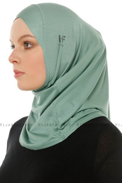 Hanfendy Cross Logo - Hijab One-Piece Verde