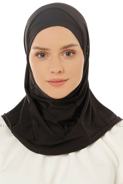 Micro Plain - Hijab One-Piece Negro