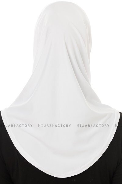 Micro Plain - Hijab One-Piece Blanco