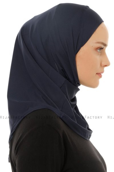 Micro Plain - Hijab One-Piece Azul Marino