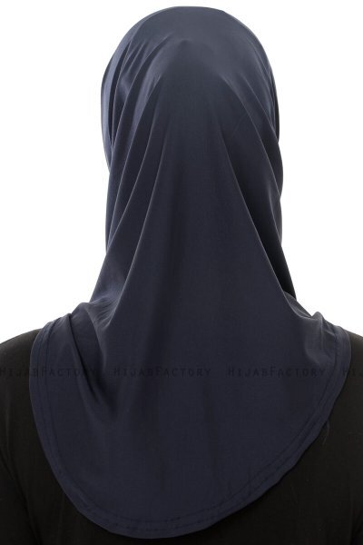 Micro Plain - Hijab One-Piece Azul Marino