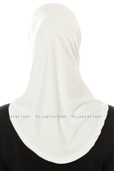 Micro Plain - Hijab One-Piece Crema