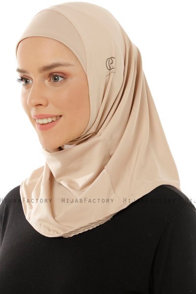 Micro Plain - Hijab One-Piece Taupe Claro