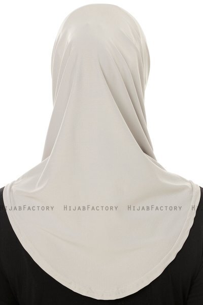 Micro Plain - Hijab One-Piece Gris Claro