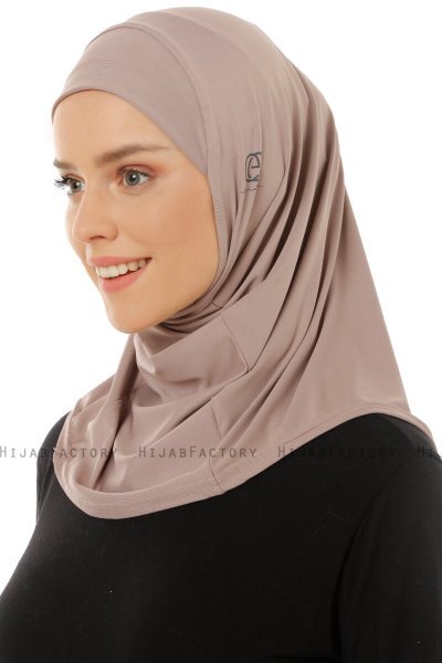 Micro Plain - Hijab One-Piece Piedra Gris