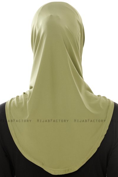 Micro Plain - Hijab One-Piece Verde Oliva