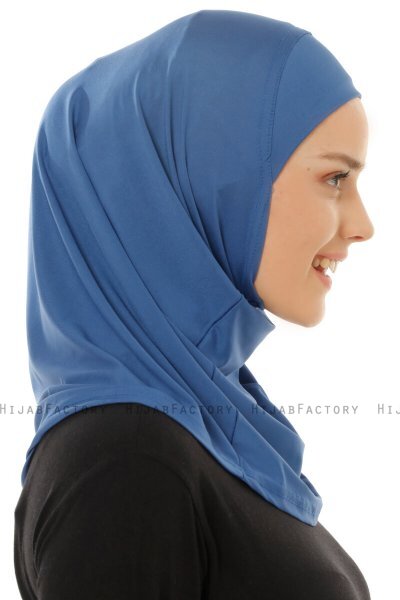Micro Plain - Hijab One-Piece Índigo