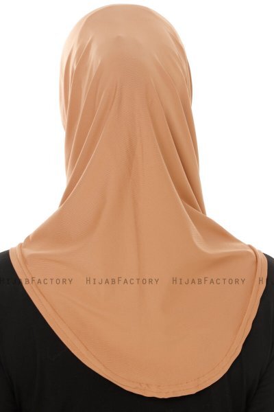 Micro Plain - Hijab One-Piece Caramelo