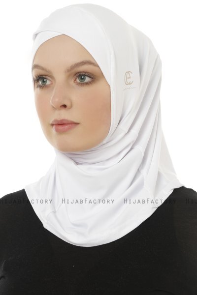 Micro Cross - Hijab One-Piece Blanco