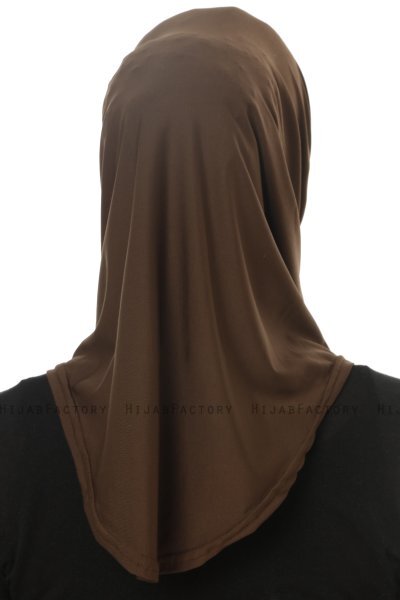 Micro Cross - Hijab One-Piece Marrón