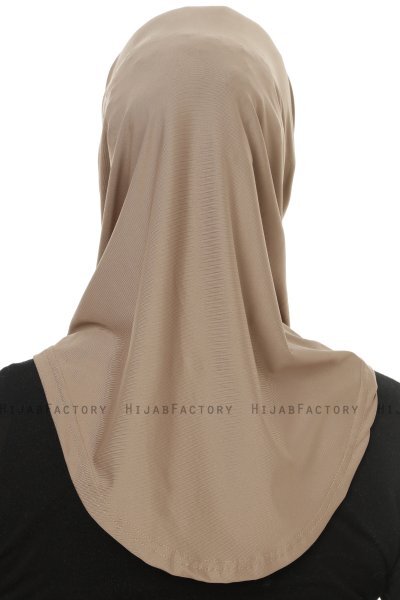 Micro Cross - Hijab One-Piece Taupe Oscuro