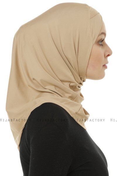 Micro Cross - Hijab One-Piece Beige - Ecardin